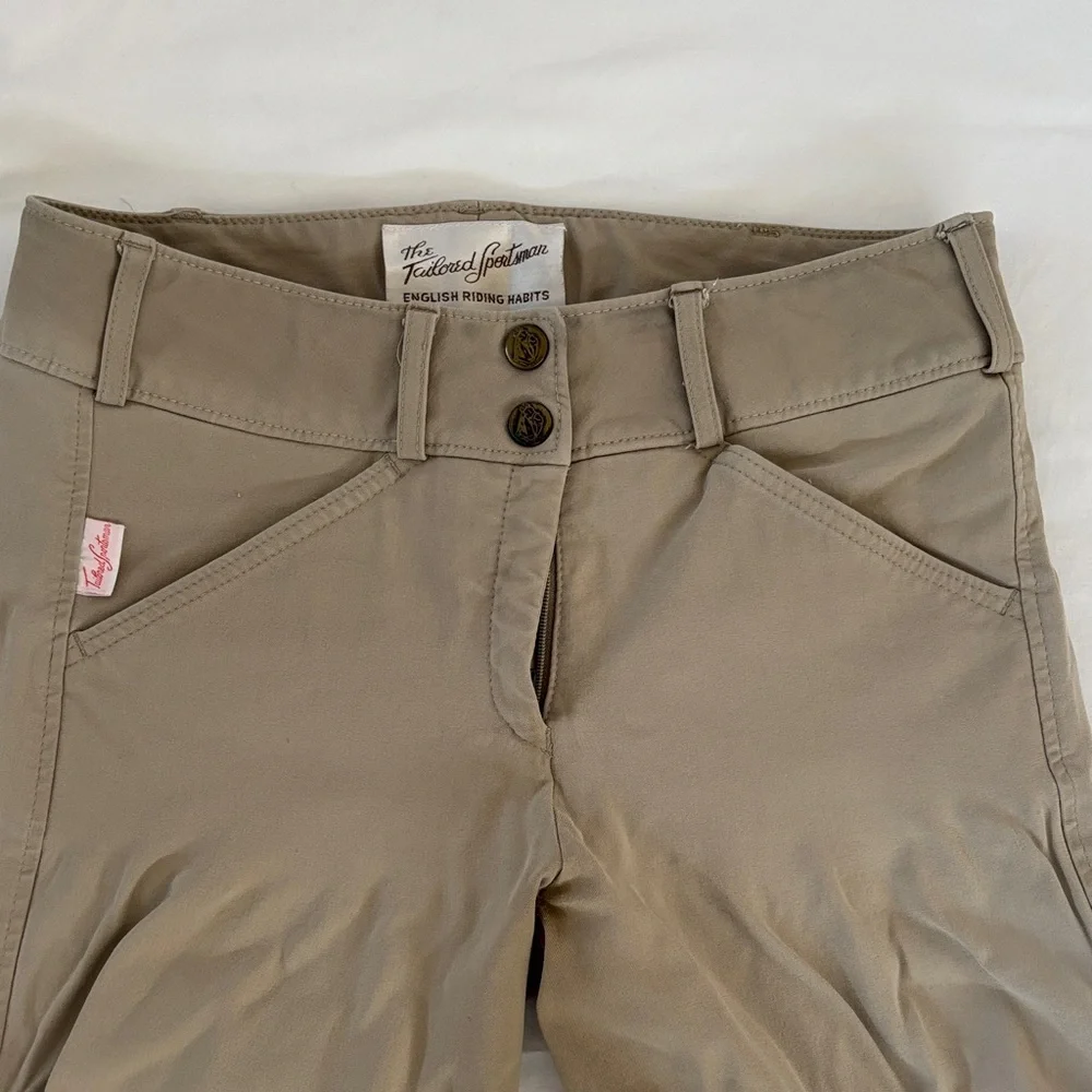 The Tailored Sportsman Beige Equestrian Breeches - Picture 5 of 7